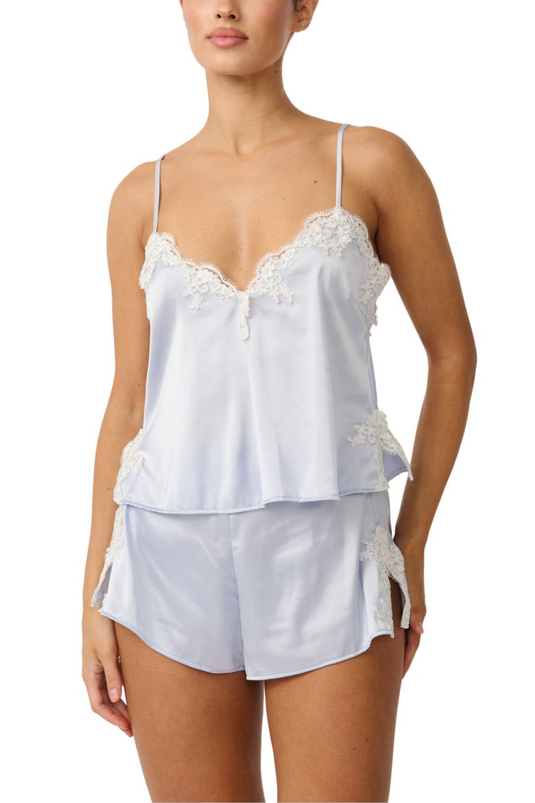Cinderella Lace Trim Satin Tap Shorts, Alternate, color, CINDERELLA