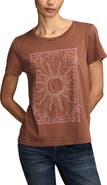 Lucky Brand Good Fortune Sun Cotton Graphic T-Shirt