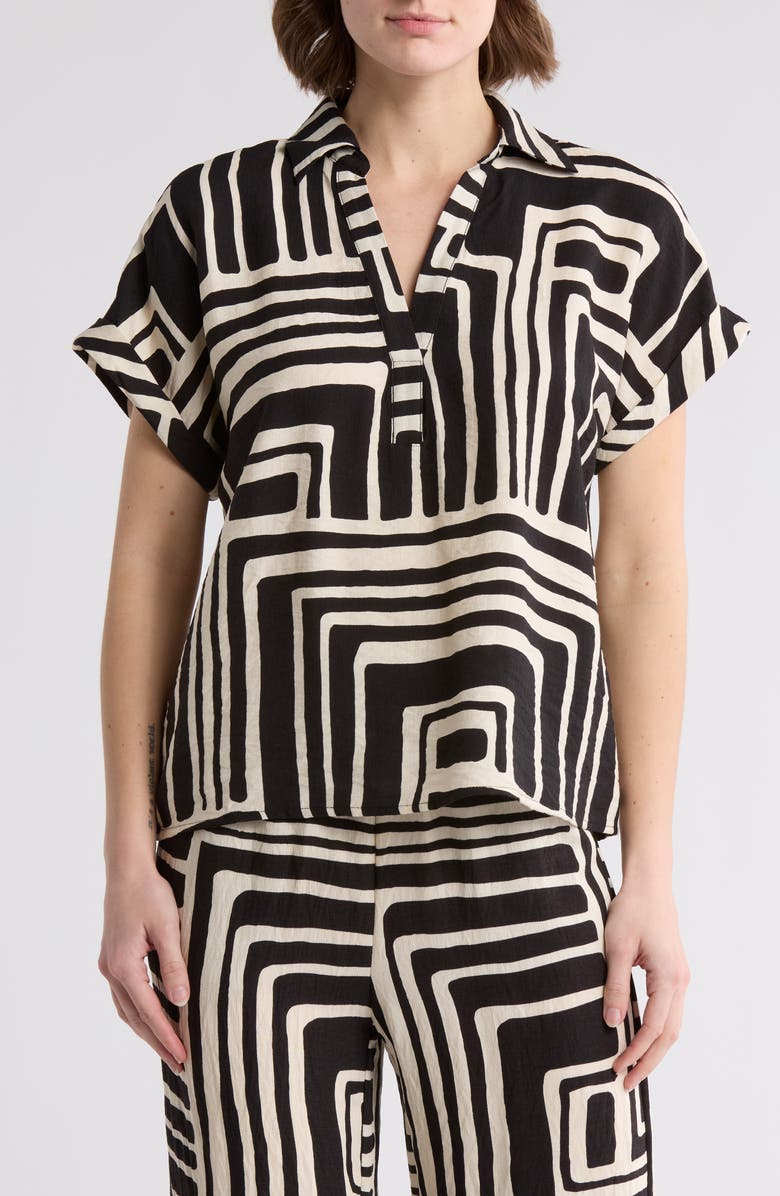 MELLODAY Drop Sleeve Top, Main, color, 