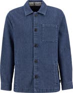 Barbour Aickman Textured Cotton Canvas Button-Up Overshirt