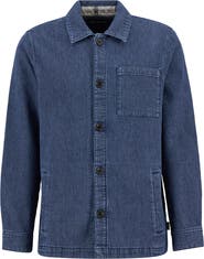 Barbour Aickman Textured Cotton Canvas Button-Up Overshirt
