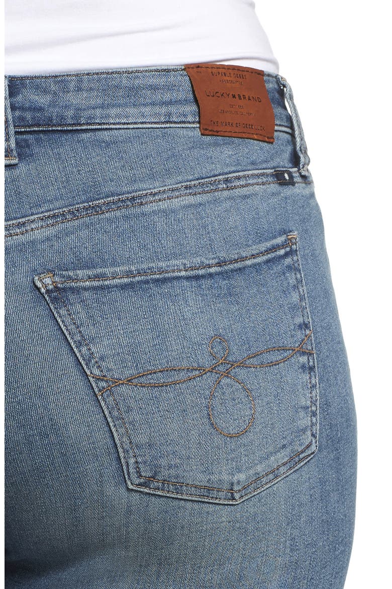 Ginger Fringed Hem Skinny Jeans, Alternate, color, THOREAU-P
