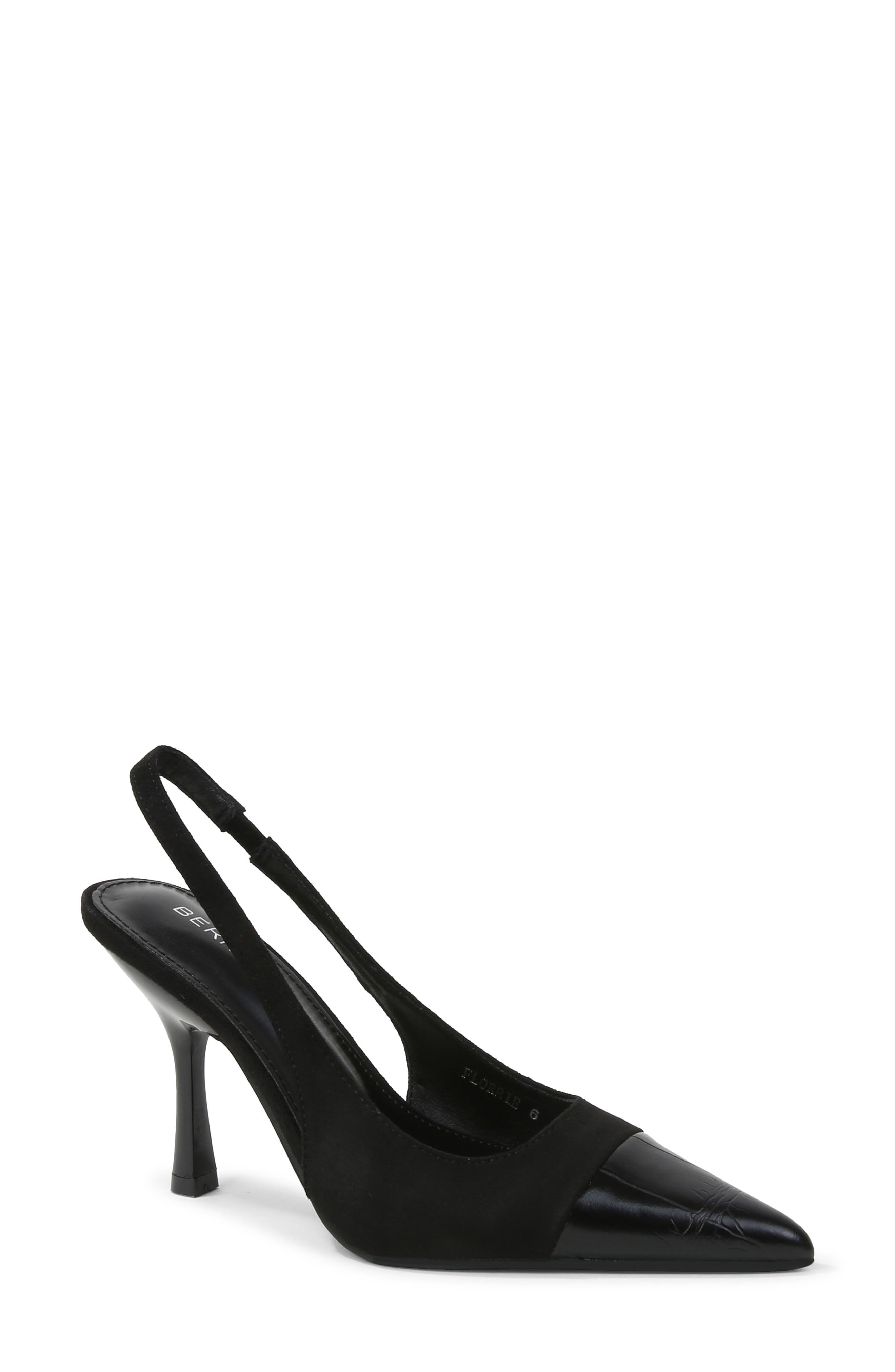 Florrie Faux Leather Slingback Pump