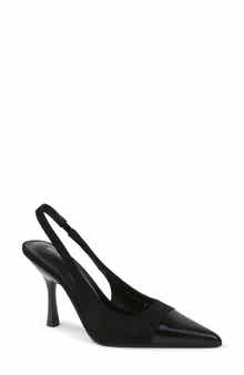 Florrie Faux Leather Slingback Pump