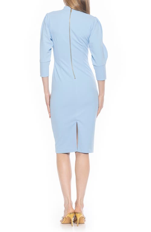 Alexia Admor Logan Sheath Dress In Halogen Blue