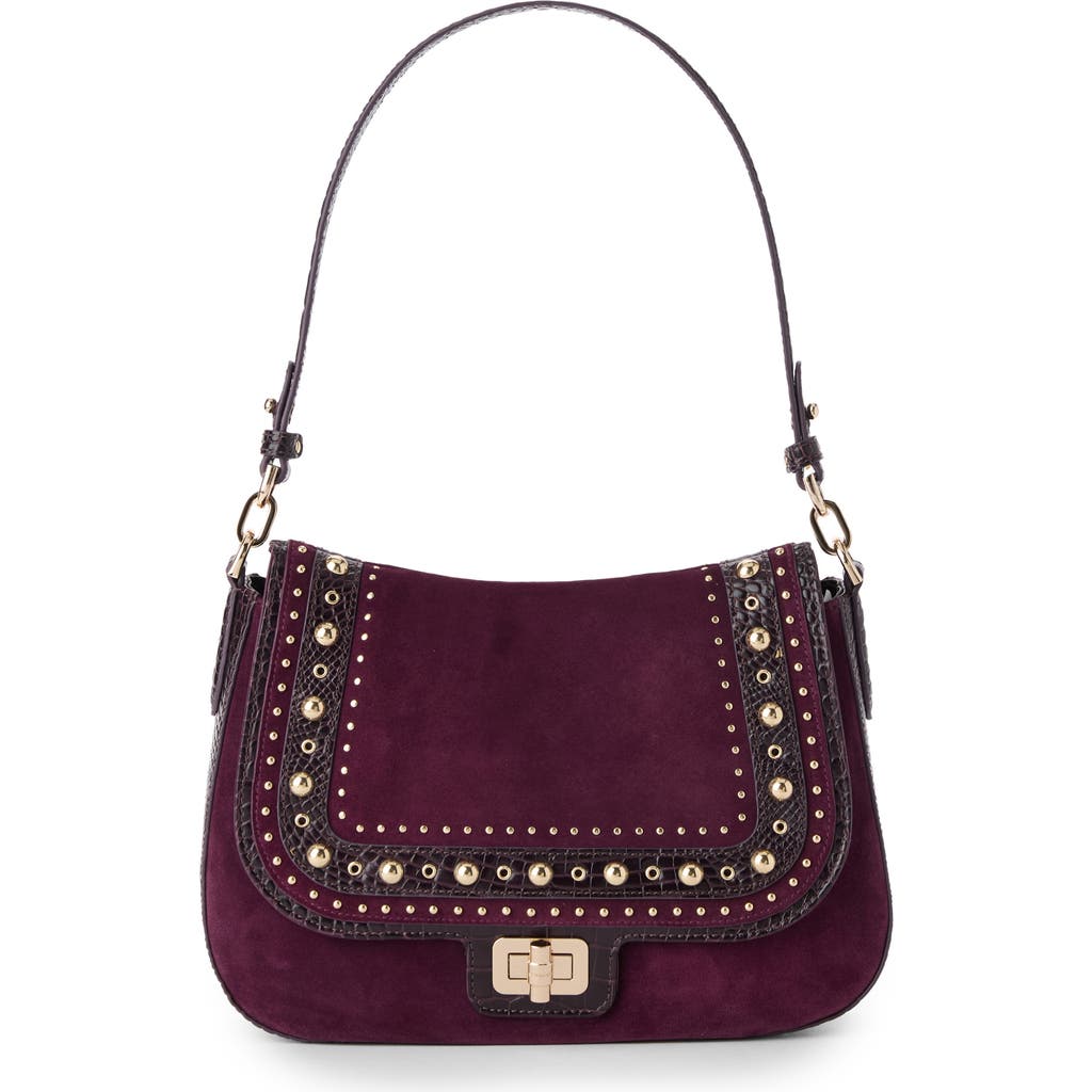 Brahmin Kristin Shoulder Bag In Burgundy