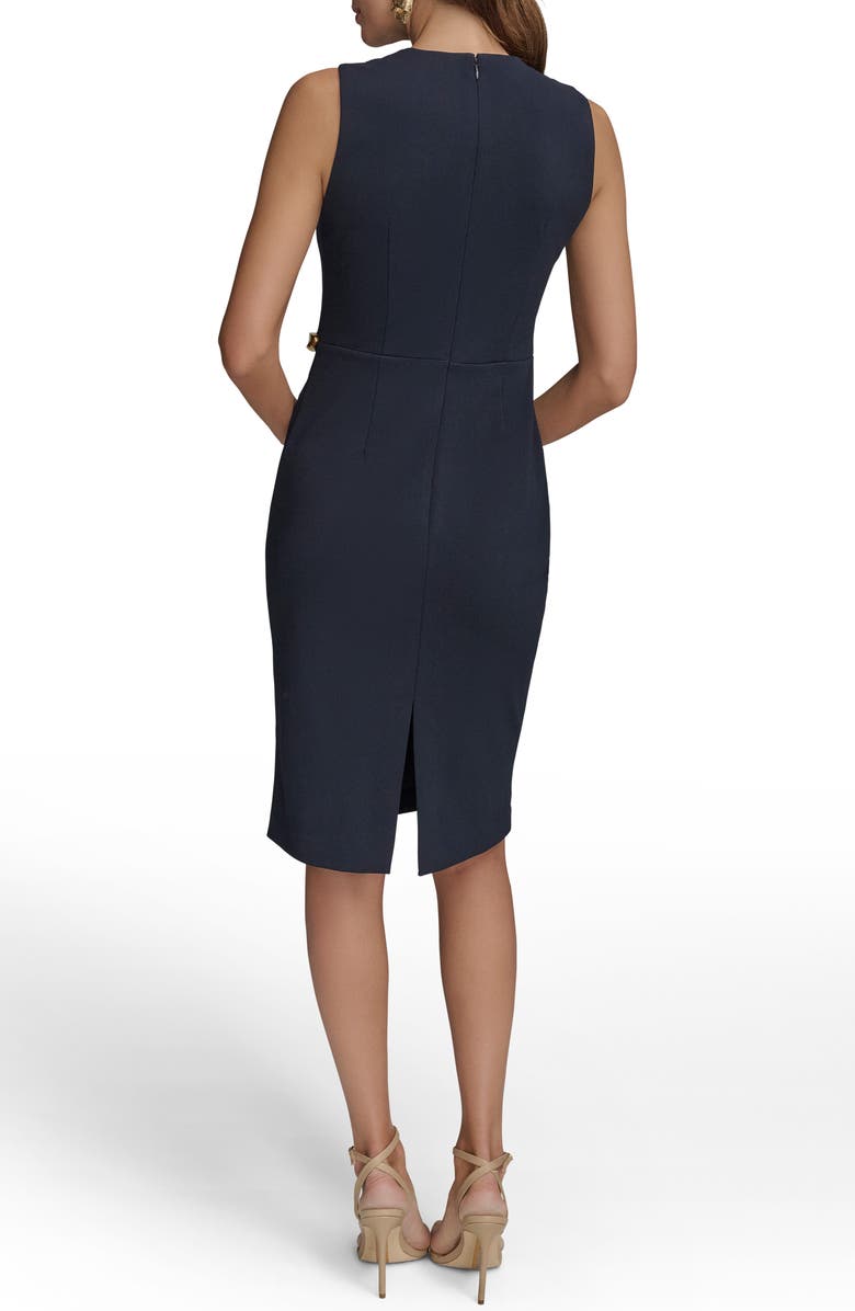 Donna Karan New York Sleeveless Sheath Dress, Alternate, color, Indigo