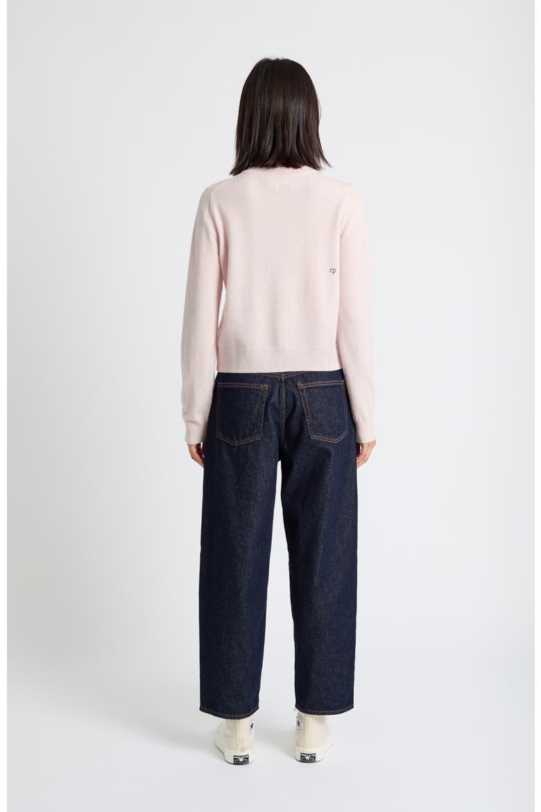 Sneaky Snoopy Wool-Cashmere Cardigan, Alternate, color, Pink Melange