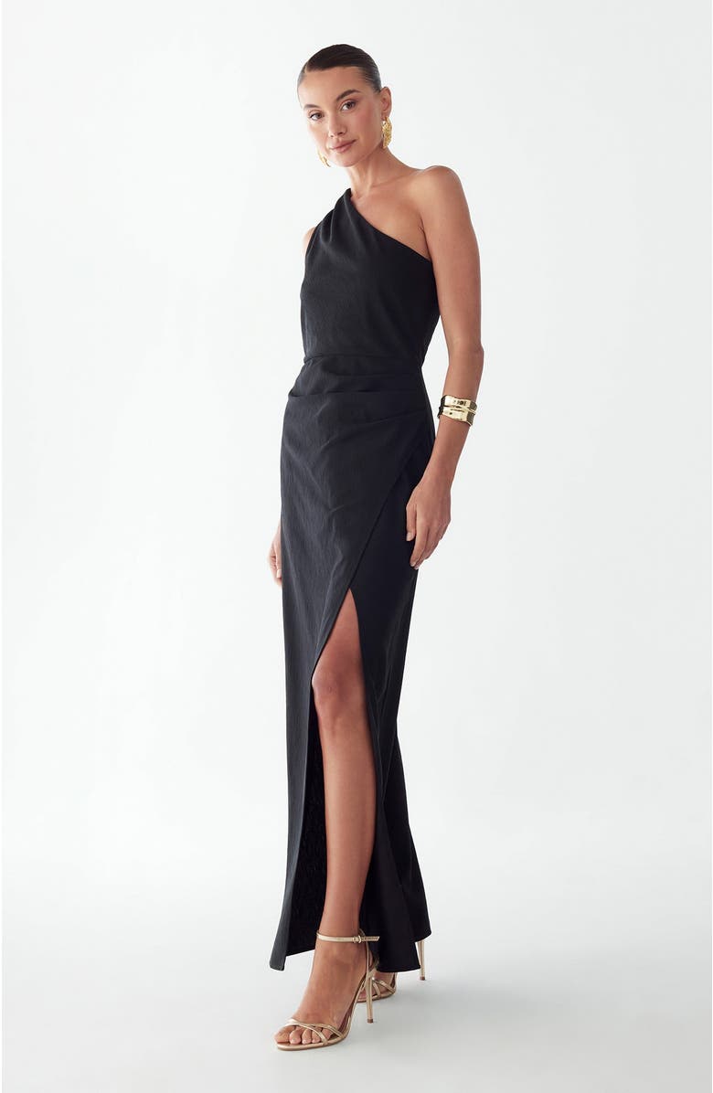 BWLDR Robin Maxi Dress, Alternate, color, Black
