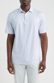 Peter Millar Ranch Water Floral Summer Comfort Perfomance Jersey Polo