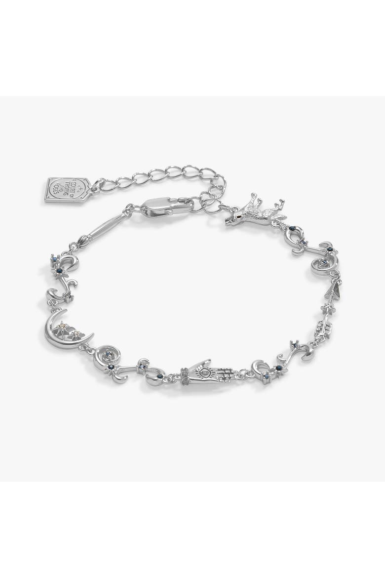 A Court of Thorns and Roses Feyre Archeron Linear Bracelet, Main, color, Silver