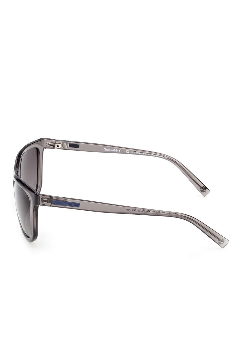 56mm Sunglasses, Alternate, color, GREY/ OTHER / SMOKE POLARIZED