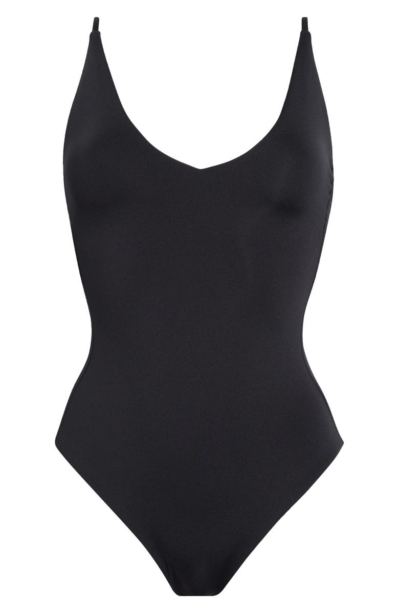 LEFT ON FRIDAY Sunday One-Piece Swimsuit, Alternate, color, Jet