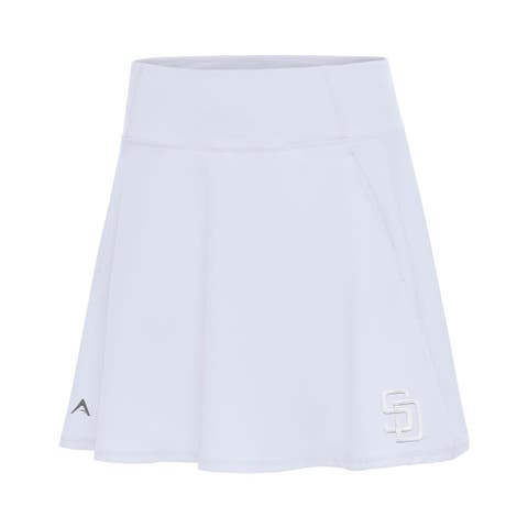 Women's Antigua  White San Diego Padres Chip Skort