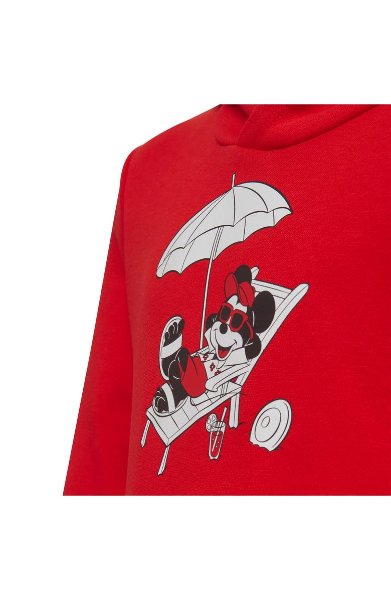 adidas Originals Kids' Mickey Mouse Graphic Hoodie, Alternate, color, 
