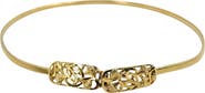 MADISON BEVERLY HILLS Vintage 1970s Costume Gold Floral Buckle Belt