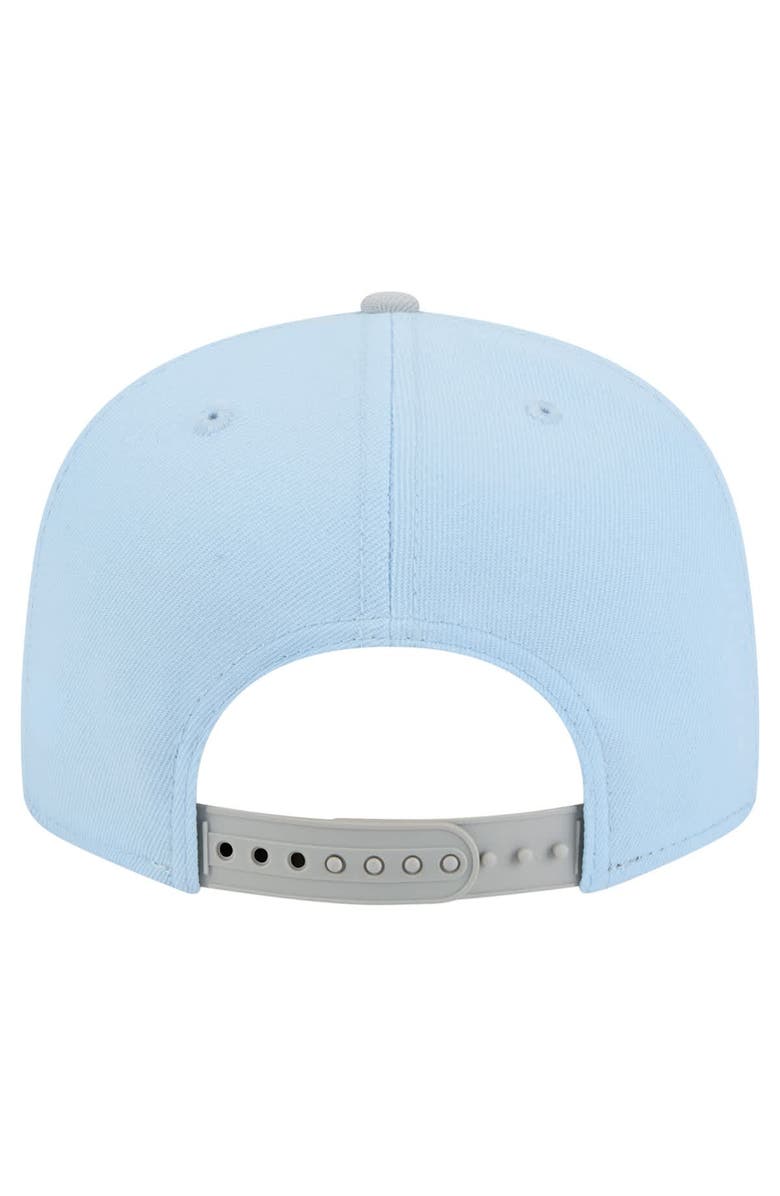 New Era Man's New Era Light Blue/Gray Detroit Tigers 2-Tone Color Pack 9FIFTY Snapback Hat, Alternate, color,