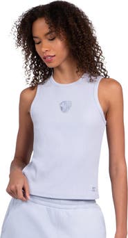 STARTER Women's Starter Light Blue Milwaukee Brewers Pastels Ribbed Tank Top