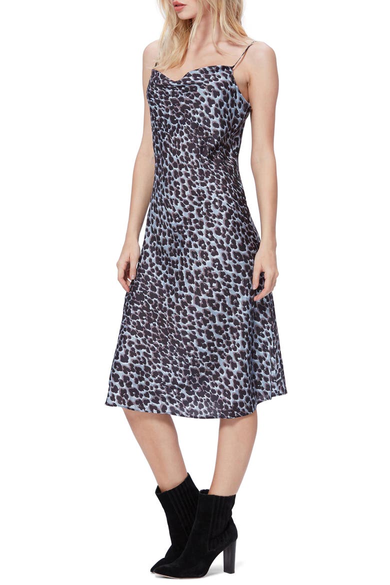 Giovanna Leopard Print Slipdress, Alternate, color, BLUE ICE/ CLIFFSIDE