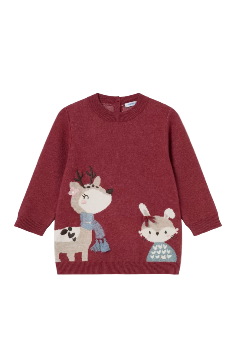 Mayoral Baby Knit Sweater Dress, Main, color, 