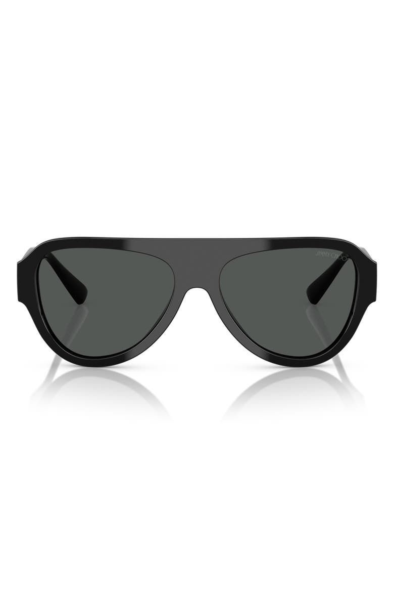 Jimmy Choo 55mm Pilot Sunglasses, Main, color,