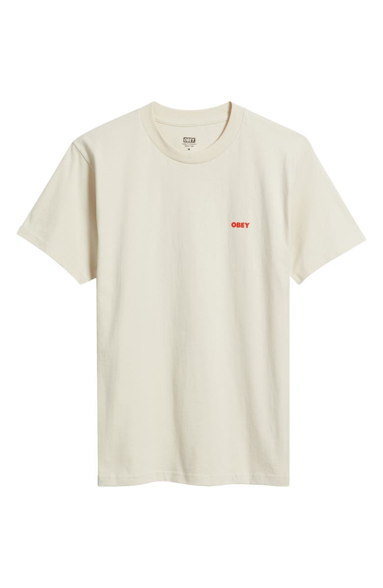 Obey Love In A Void Graphic T-Shirt, Alternate, color, Cream