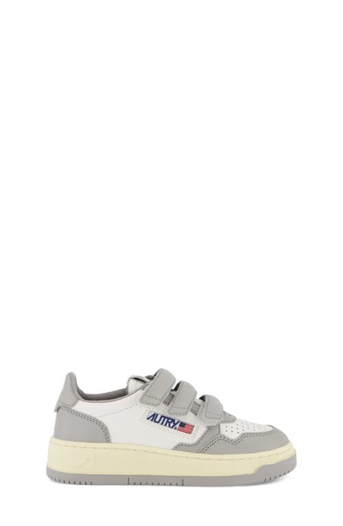 Autry Suede Kidstripes Low-top Sneakers In Gray