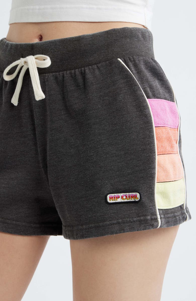 Rip Curl Surf Revival Fleece Shorts, Alternate, color, Washed Black