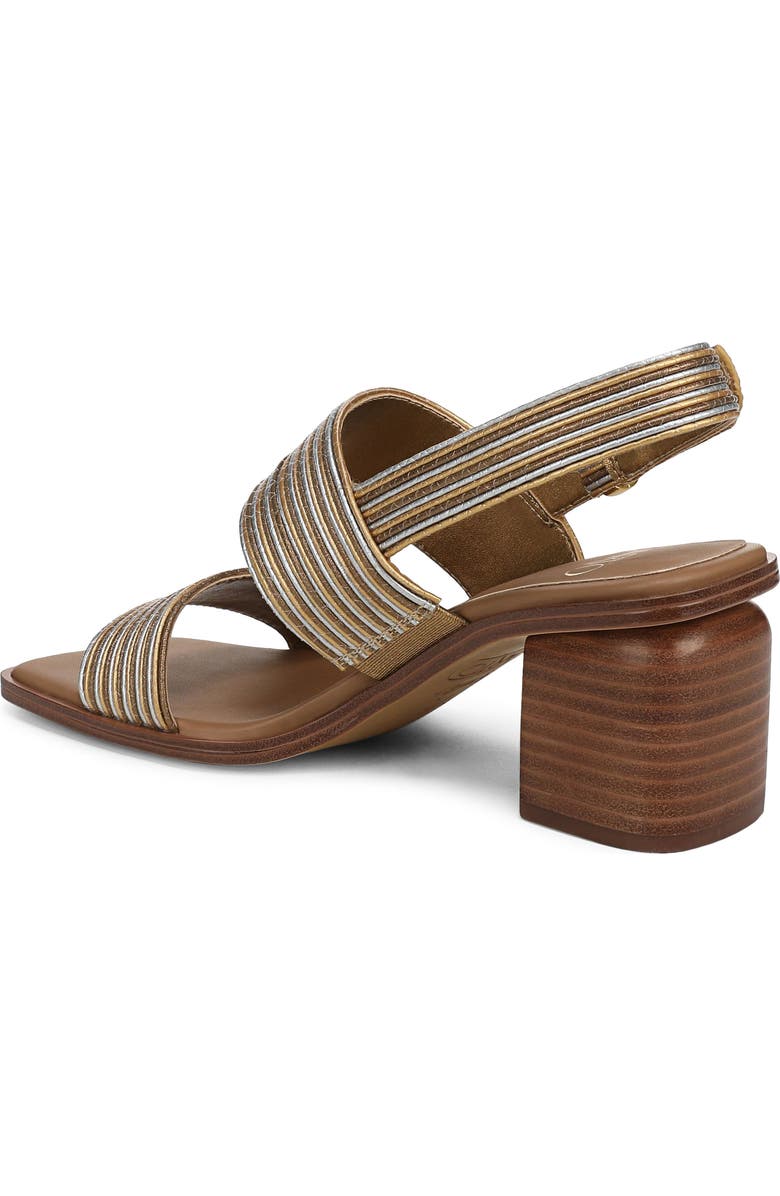 SARTO by Franco Sarto Rory Genuine Calf Hair Slingback Sandal, Alternate, color, Bronze Multi