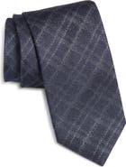 Canali Plaid Silk Tie