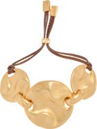 Reiss Ona Leather Cord Bracelet