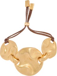 Reiss Ona Leather Cord Bracelet