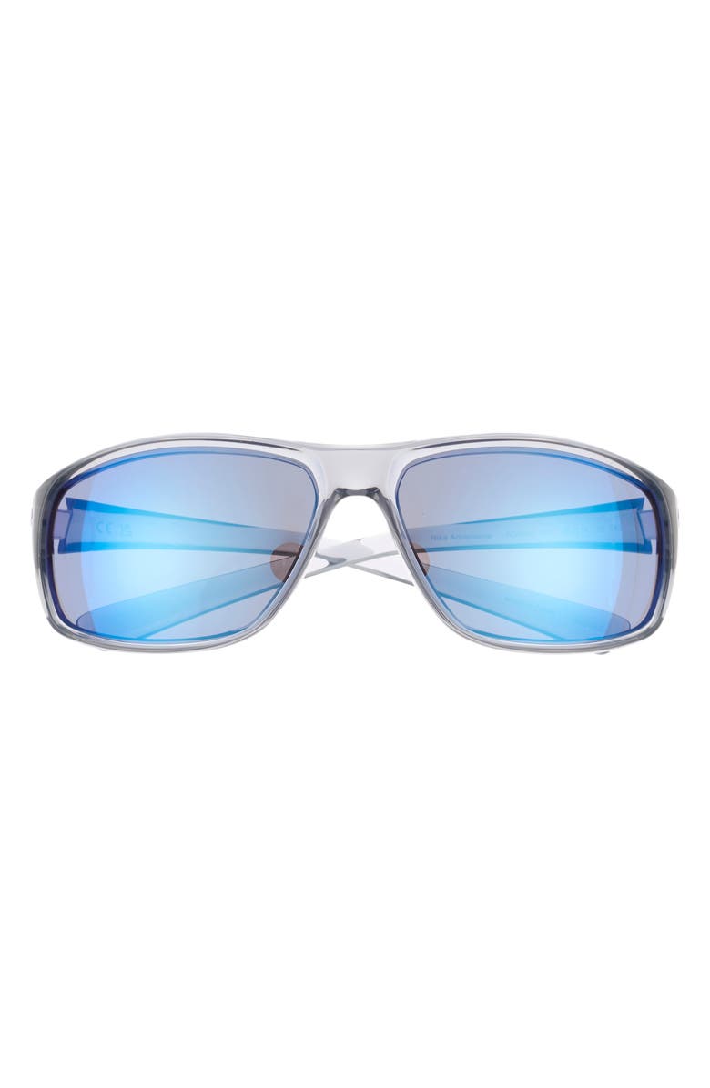 Nike Adrenaline 65mm Rectangular Sunglasses, Main, color, 