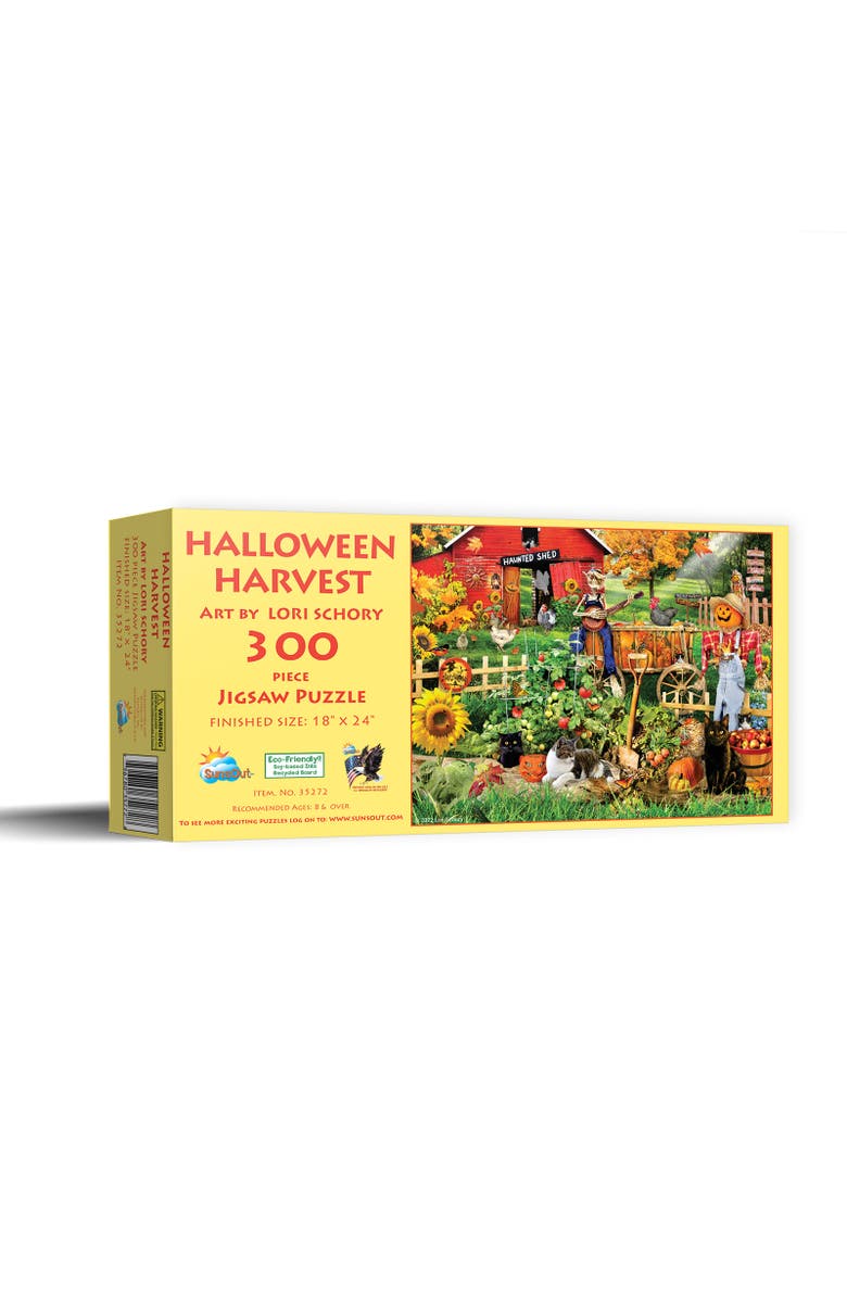 Sunsout Halloween Harvest 300 piece Jigsaw Puzzle for Adults, Main, color, 
