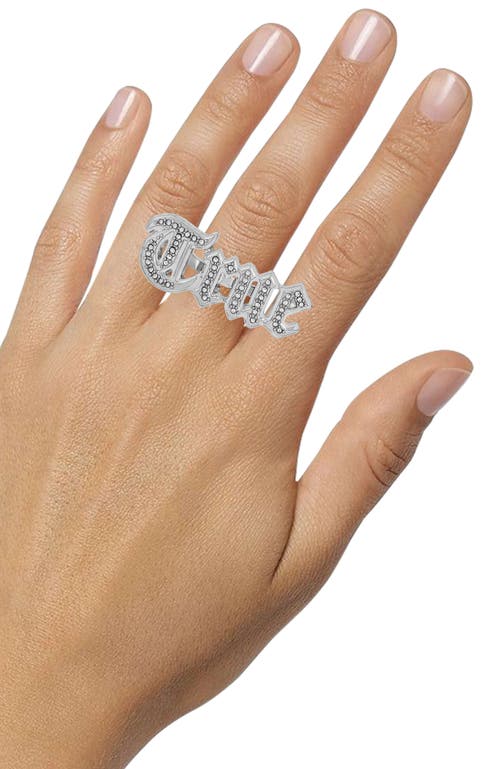 True Religion Heart Logo Stud Earring In Gold