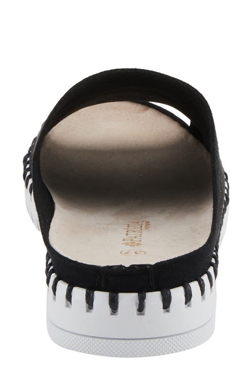Patrizia By Spring Step Canopy Slide Sandal In Black