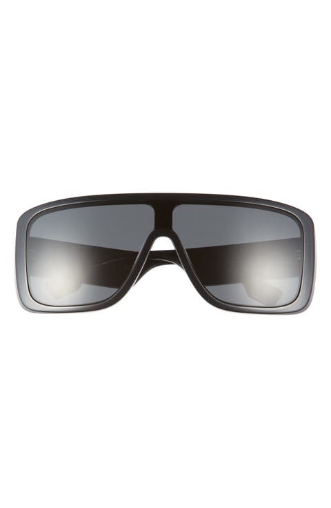 30mm Mirrored Rectangular Sunglasses