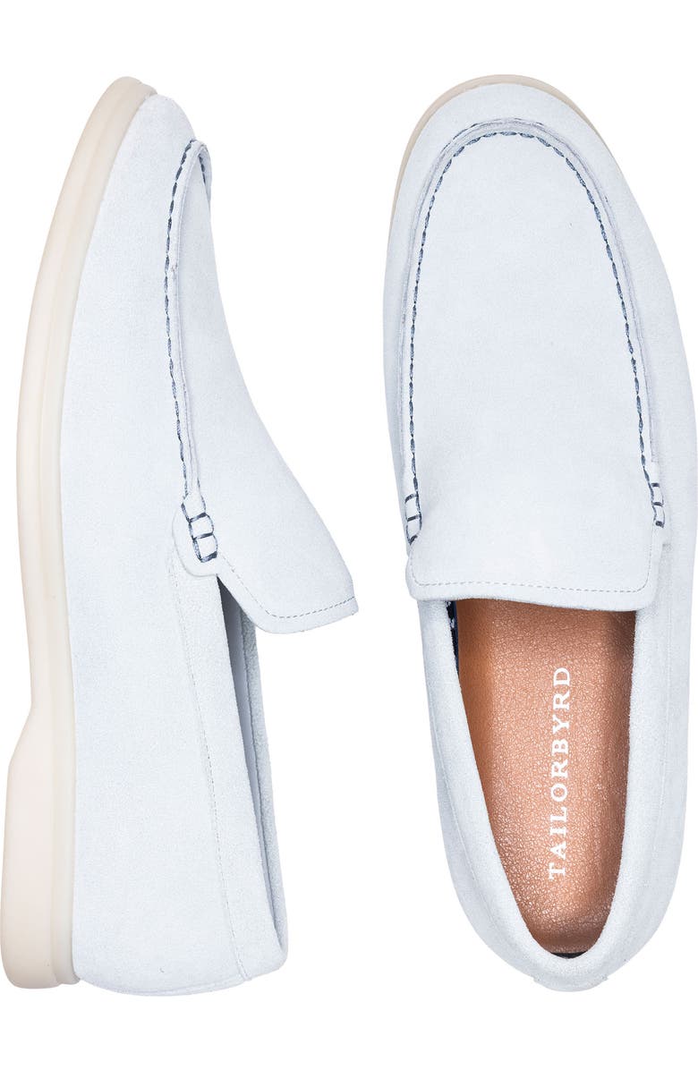 TailorByrd Mitchell Suede Loafer, Alternate, color, Gray