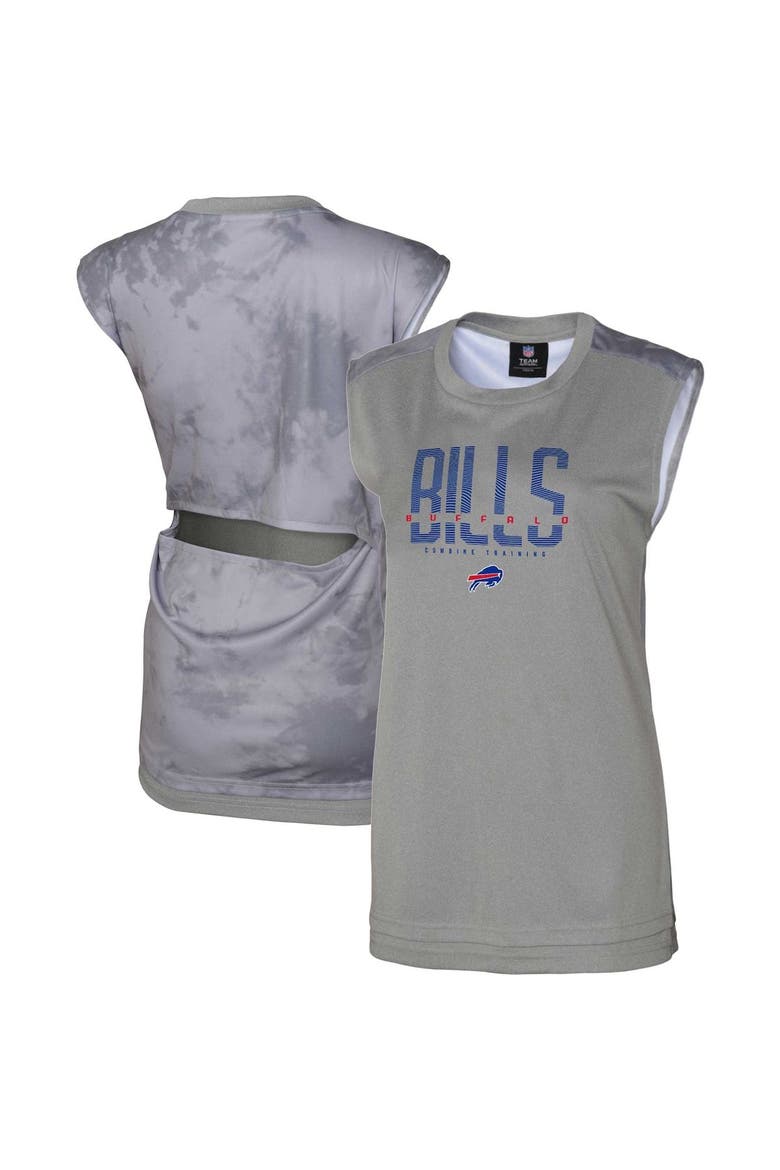 Women's Gray Buffalo Bills No Sweat Tank Top, Main, color, Gray