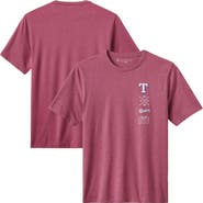 TravisMathew Men's TravisMathew Heather Red Texas Rangers Sunset Slam 2.0 T-Shirt