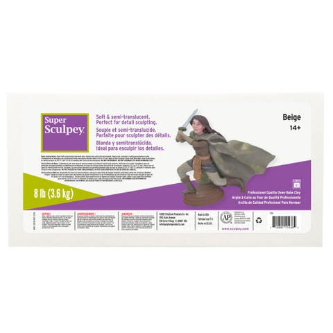 Polymer Clay Beige 8 lb Pack