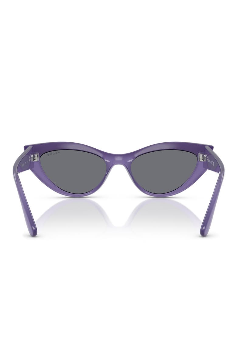 52mm Polarized Cat Eye Sunglasses, Alternate, color, VIOLET