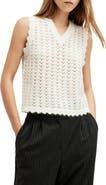 AllSaints Vivian Openwork Sweater Vest