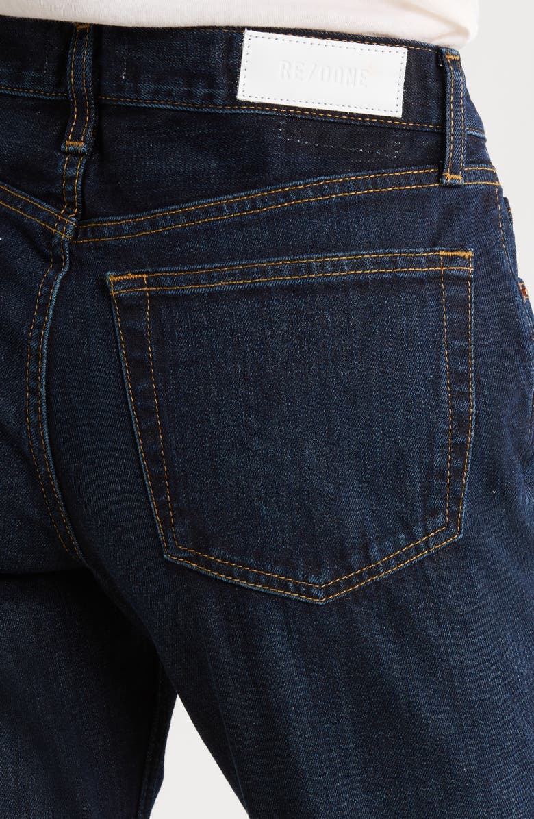 Re/Done Twisted Bootcut Jeans, Alternate, color, Dark Lady Blue