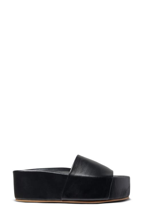 Beek Albatross Platform Slide Sandal In Black
