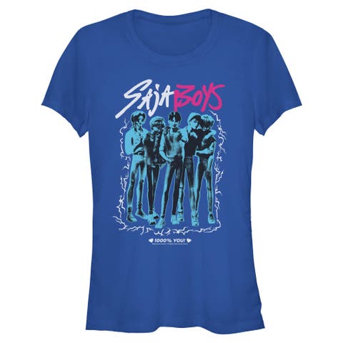 Junior's KPop Demon Hunters Saja Boys Portrait  Graphic T-Shirt