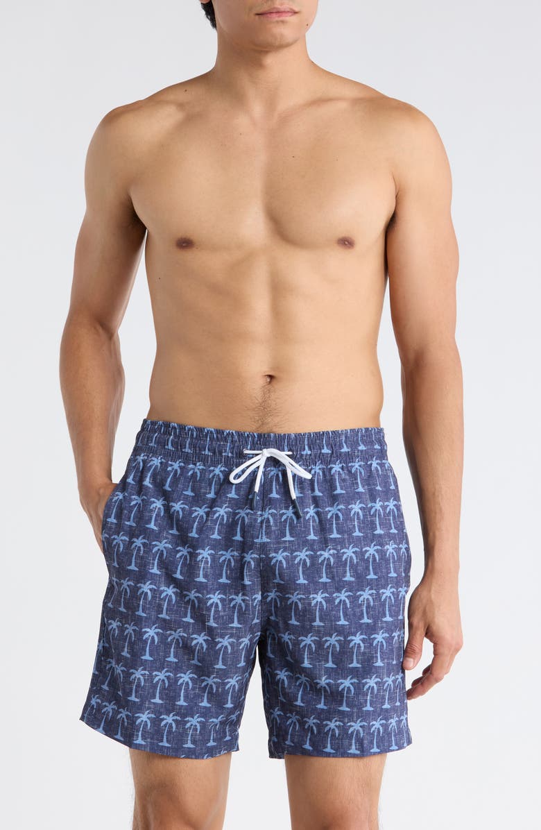Trunks Surf & Swim Co. Sano 6.5-Inch Swim Shorts, Main, color, Marine