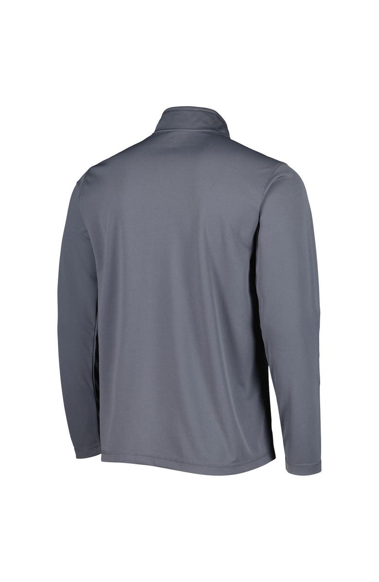 Champion Men's Champion Gray Virginia Tech Hokies Textured Quarter-Zip Jacket, Alternate, color, Gray