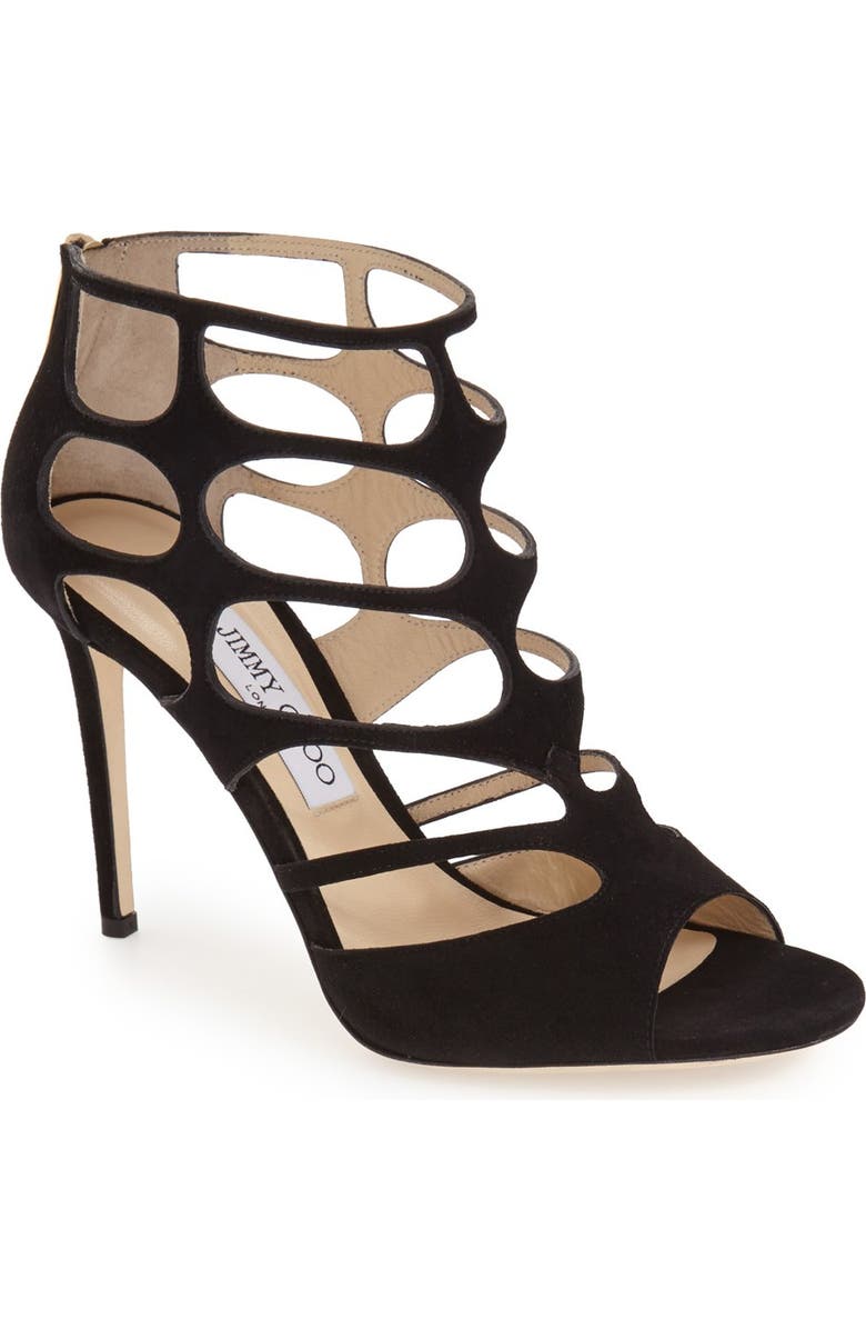 Jimmy Choo 'Ren' Cutout Sandal, Main, color,