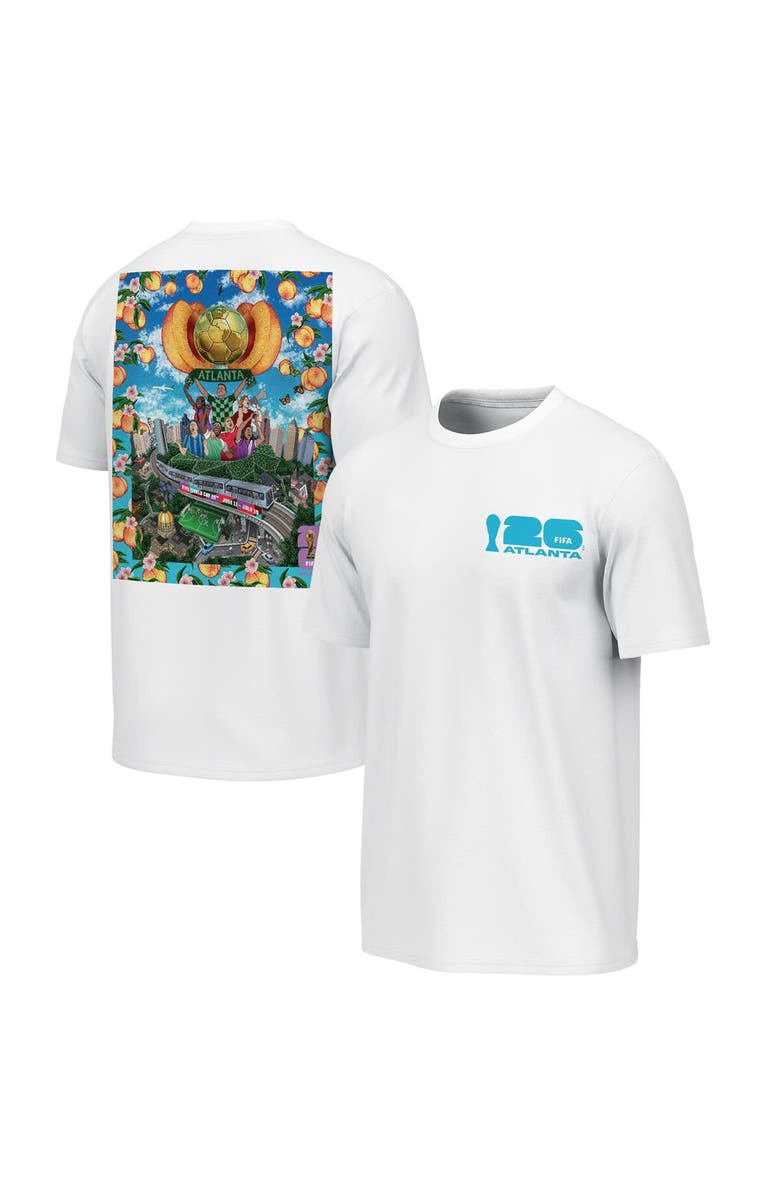 Outerstuff Men's Outerstuff White 2026 FIFA World Cup Atlanta Host City Poster Graphic T-Shirt, Main, color, White